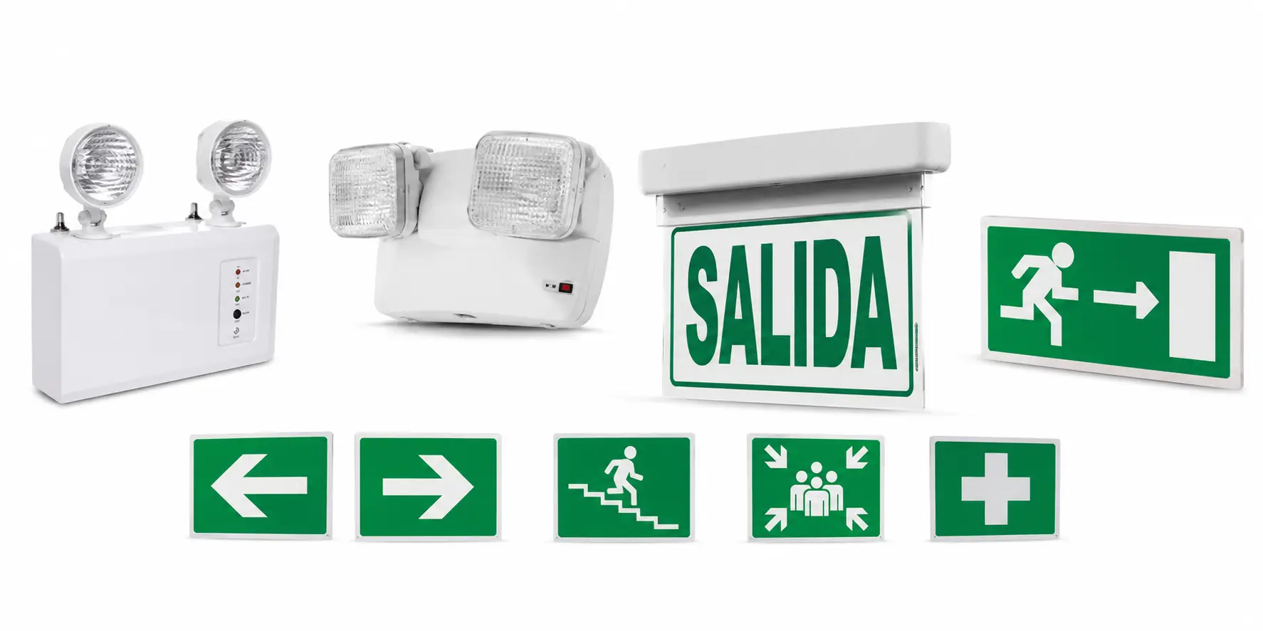 Iluminacion de emergencia, productos de seguridad Humana